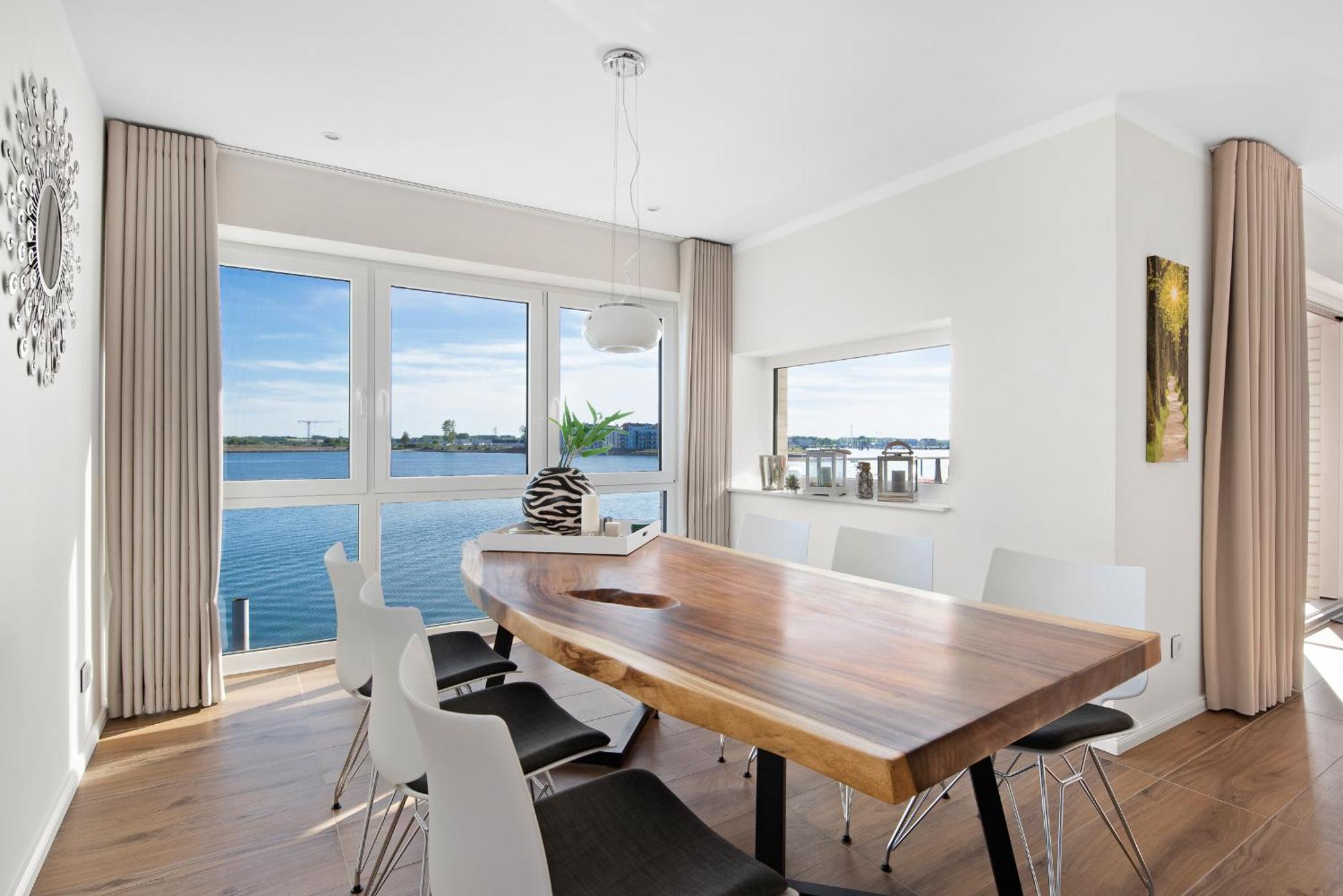 Horizont- Direkt Am Wasser, Hafenblick, Fahrstuhl, Sauna, Ueberdachter Balkon Ольпениц Экстерьер фото